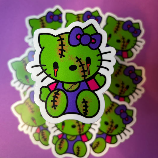 Zombie Kitty sticker