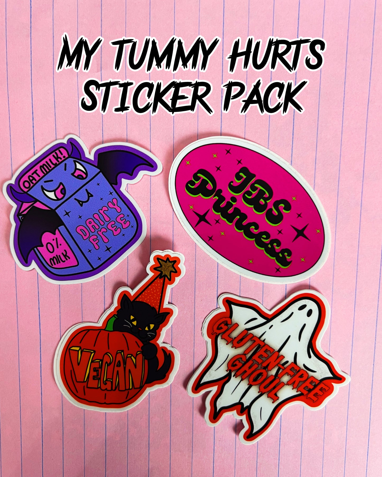 My Tummy Hurts Sticker Pack