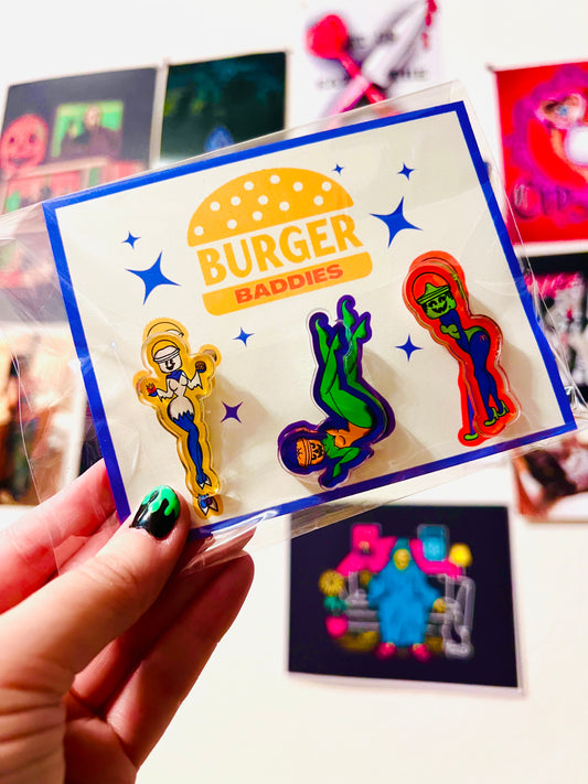 Burger Baddie Pin Pack
