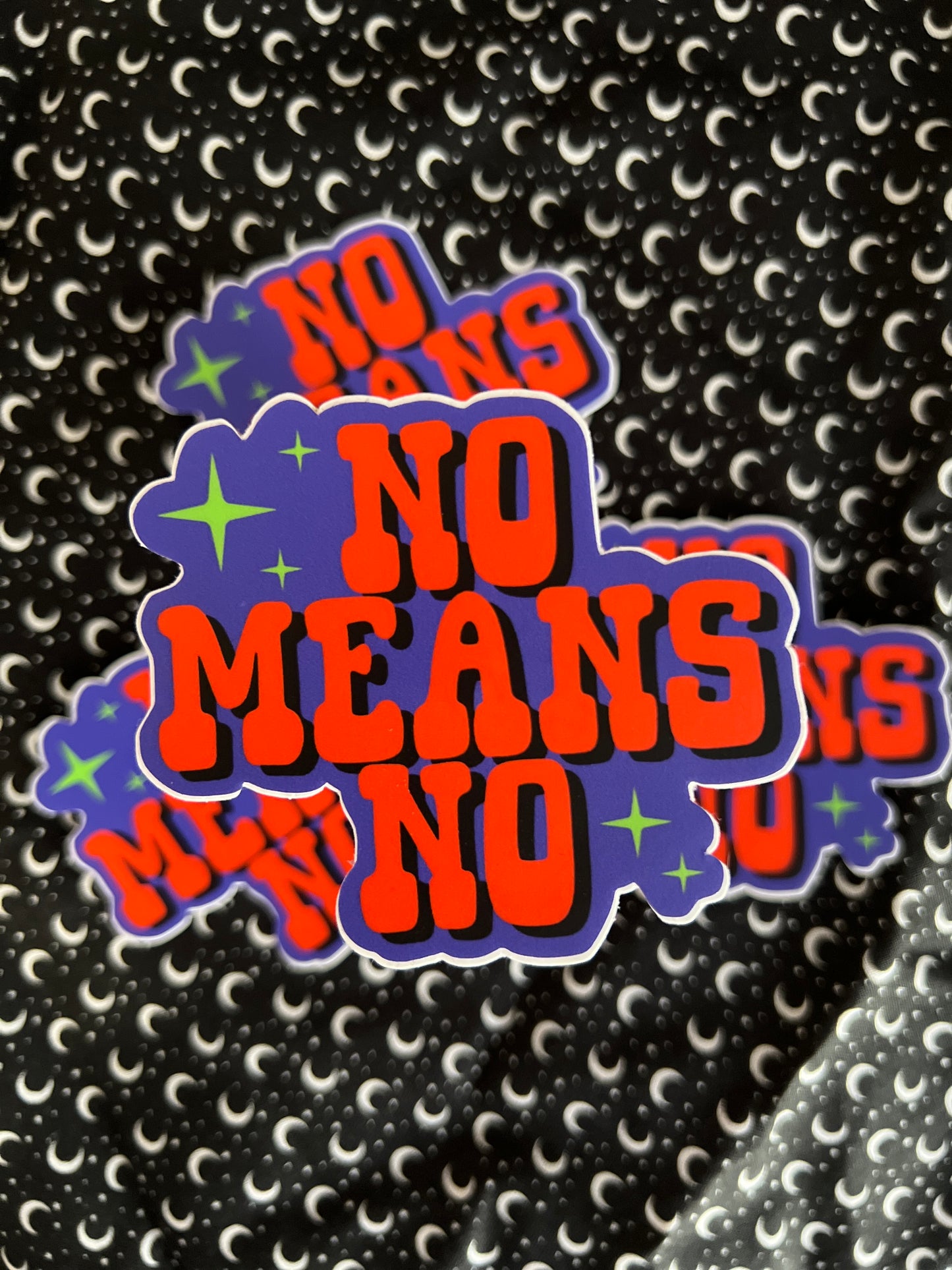 No means no sticker