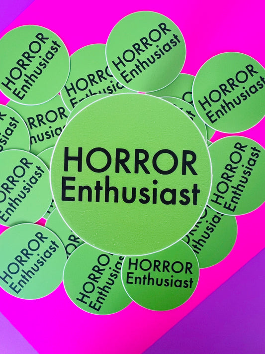 Horror Enthusiast Sticker