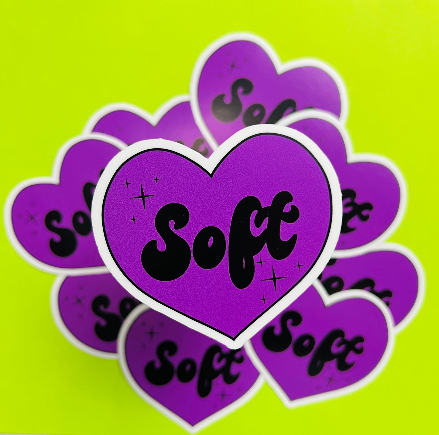 Soft Heart Sticker