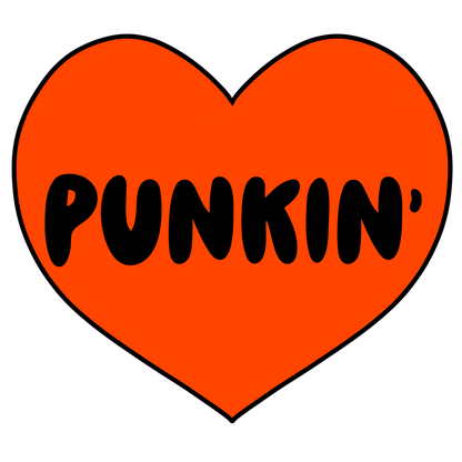 Punkin’ heart pin