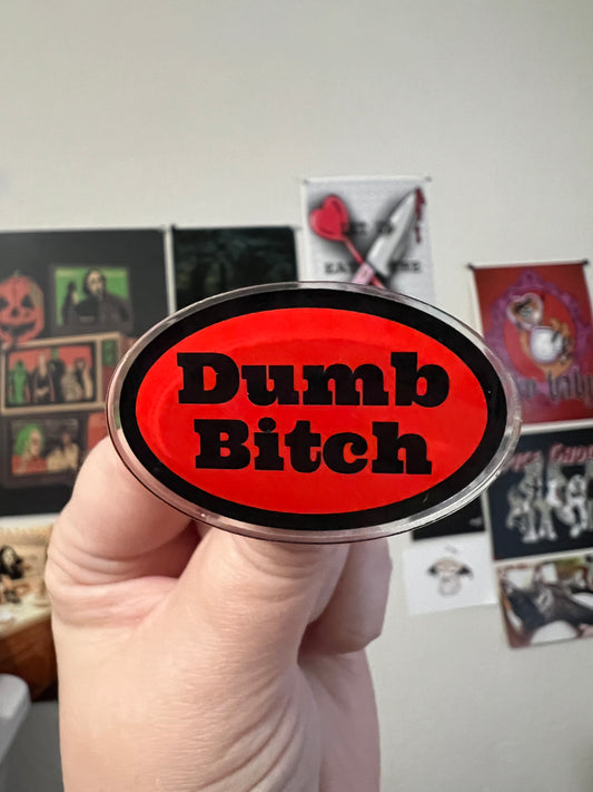 dumb bitch Pin