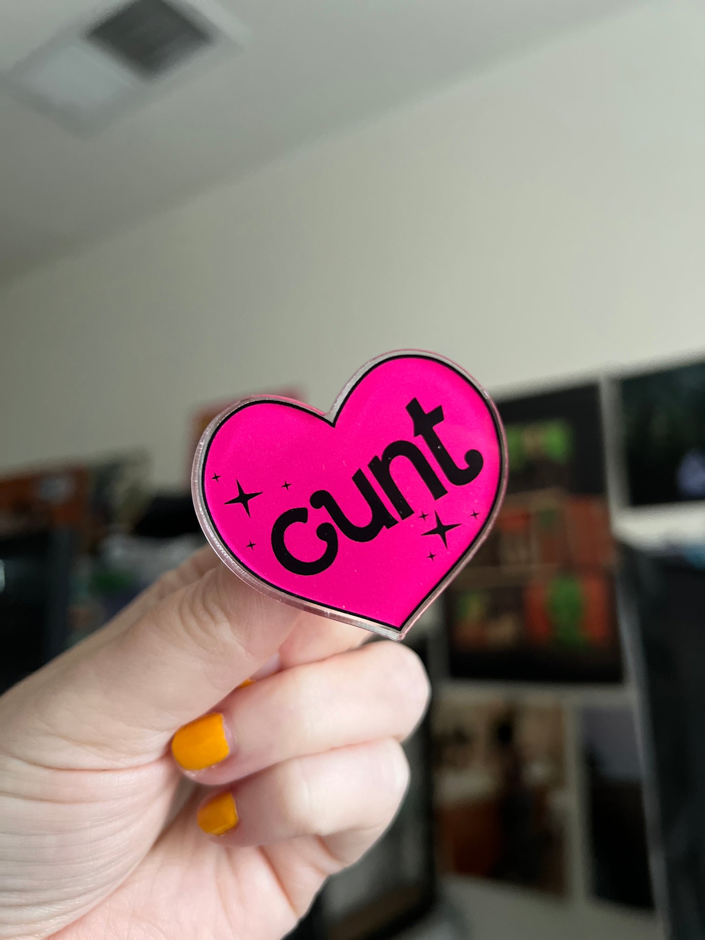 Cunt Heart Pin