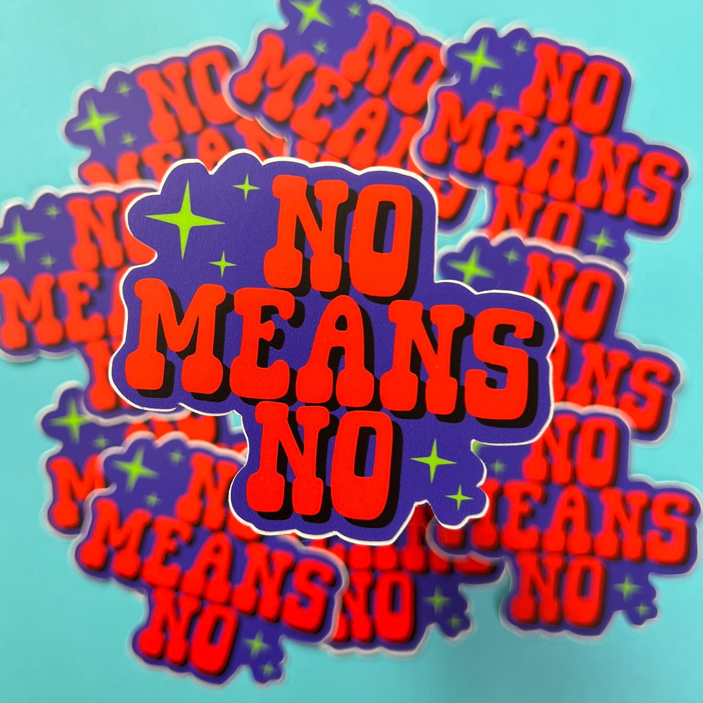 No means no sticker