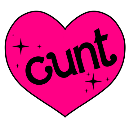 Cunt Heart Pin