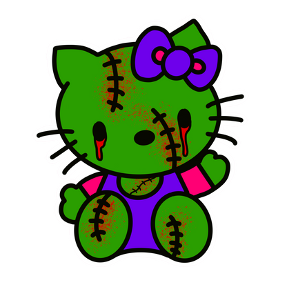 Zombie Kitty sticker